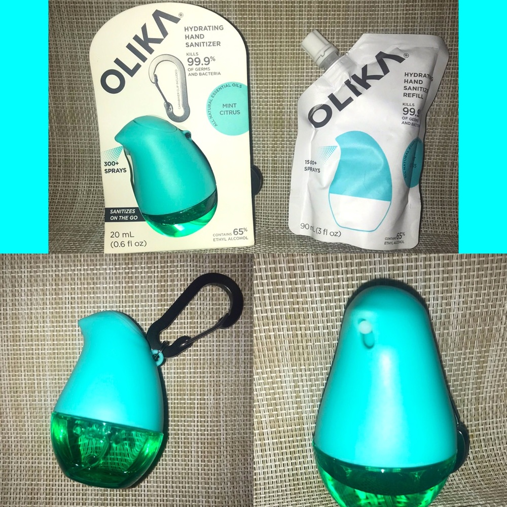 💕New Mint Citrus Sanitizer Set
